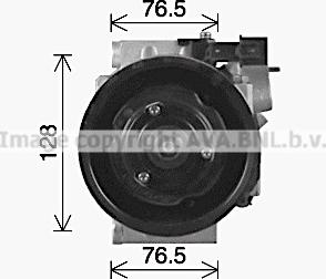 Ava Quality Cooling KAK319 - Компресор, кондиціонер autocars.com.ua