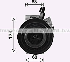 Ava Quality Cooling KAK325 - Компресор, кондиціонер autocars.com.ua