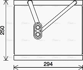 Ava Quality Cooling KAV295 - Испаритель, кондиционер avtokuzovplus.com.ua