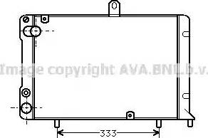 AVA LC 2002 - Радіатор, охолодження двигуна autocars.com.ua