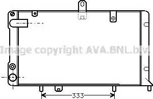 Ava Quality Cooling LC 2003 - Радиатор, охлаждение двигателя avtokuzovplus.com.ua