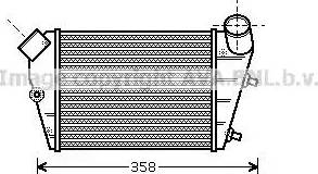 Ava Quality Cooling LC 4085 - Интеркулер autocars.com.ua