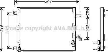 Ava Quality Cooling LC 5068 - Конденсатор кондиционера autodnr.net