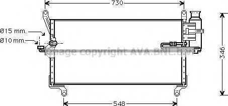 Ava Quality Cooling LC 5069 - Конденсатор, кондиціонер autocars.com.ua