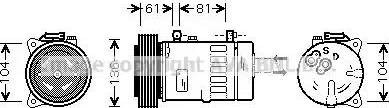 Ava Quality Cooling LC K005 - Компрессор кондиционера autodnr.net