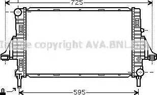 AVA MC 2006 - Радіатор, охолодження двигуна autocars.com.ua