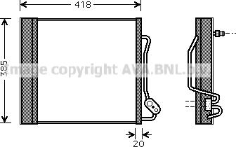 Ava Quality Cooling MC5010D - Конденсатор, кондиціонер autocars.com.ua