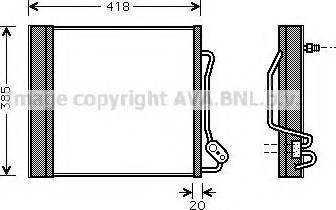 Ava Quality Cooling MCA5010 - Конденсатор, кондиціонер autocars.com.ua