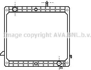 Ava Quality Cooling ME2122 - Радіатор, охолодження двигуна autocars.com.ua