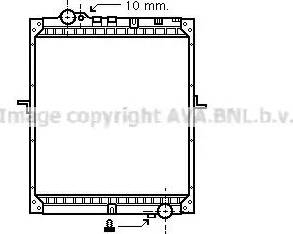 Ava Quality Cooling ME 2174 - Радіатор, охолодження двигуна autocars.com.ua