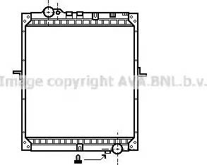 Ava Quality Cooling ME 2177 - Радіатор, охолодження двигуна autocars.com.ua