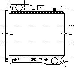 Ava Quality Cooling ME 2200 - Радіатор, охолодження двигуна autocars.com.ua