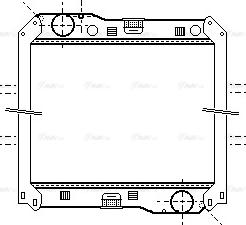 Ava Quality Cooling ME 2240 - Радіатор, охолодження двигуна autocars.com.ua