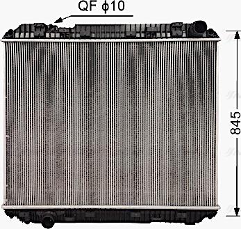 Ava Quality Cooling ME2334N - Радіатор, охолодження двигуна autocars.com.ua