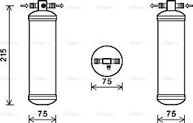 Ava Quality Cooling MFD026 - Осушувач, кондиціонер autocars.com.ua