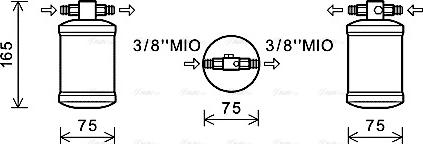 Ava Quality Cooling MFD031 - Осушувач, кондиціонер autocars.com.ua