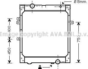 Ava Quality Cooling MN2001 - Радіатор, охолодження двигуна autocars.com.ua