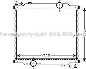 Ava Quality Cooling MN 2054 - Радиатор, охлаждение двигателя avtokuzovplus.com.ua