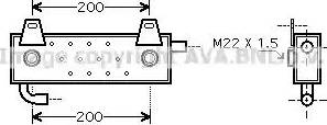 Ava Quality Cooling MN 3039 - Масляний радіатор, рухове масло autocars.com.ua