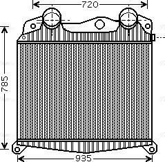 Ava Quality Cooling MN 4017 - Интеркулер autocars.com.ua