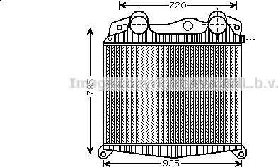 Ava Quality Cooling MN 4018 - Интеркулер autocars.com.ua