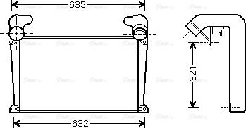 Ava Quality Cooling MN 4035 - Интеркулер autocars.com.ua