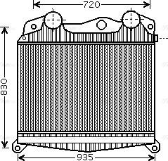 Ava Quality Cooling MN 4040 - Интеркулер autocars.com.ua