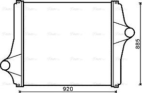 Ava Quality Cooling MN4062 - Интеркулер autocars.com.ua