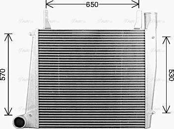 Ava Quality Cooling MN4135 - Интеркулер autocars.com.ua