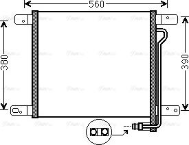 Ava Quality Cooling MN 5053 - Конденсатор кондиционера avtokuzovplus.com.ua