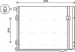 Ava Quality Cooling MN5072D - Конденсатор, кондиціонер autocars.com.ua