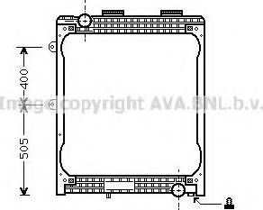 Ava Quality Cooling MNA2007 - Радіатор, охолодження двигуна autocars.com.ua