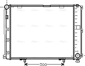 Ava Quality Cooling MS 2035 - Радіатор, охолодження двигуна autocars.com.ua