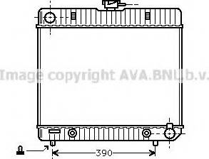 Ava Quality Cooling MS2040 - Радіатор, охолодження двигуна autocars.com.ua