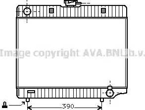 Ava Quality Cooling MS 2060 - Радіатор, охолодження двигуна autocars.com.ua