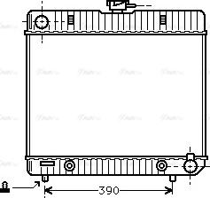 Ava Quality Cooling MS 2063 - Радіатор, охолодження двигуна autocars.com.ua