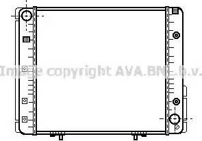 Ava Quality Cooling MS 2065 - Радиатор, охлаждение двигателя autodnr.net