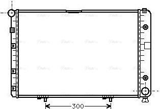 Ava Quality Cooling MS 2077 - Радіатор, охолодження двигуна autocars.com.ua