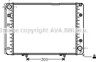 Ava Quality Cooling MS 2082 - Радіатор, охолодження двигуна autocars.com.ua