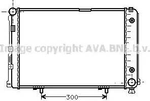 Ava Quality Cooling MSA2110 - Радіатор, охолодження двигуна autocars.com.ua