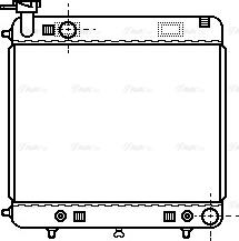 Ava Quality Cooling MS 2122 - Радіатор, охолодження двигуна autocars.com.ua