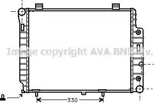 Ava Quality Cooling MS 2156 - Радиатор, охлаждение двигателя avtokuzovplus.com.ua