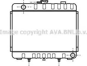 Ava Quality Cooling MS 2168 - Радіатор, охолодження двигуна autocars.com.ua