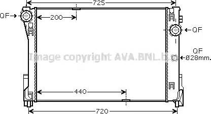 Ava Quality Cooling MS 2474 - Радиатор, охлаждение двигателя autodnr.net