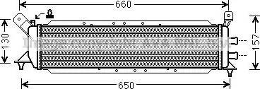 Ava Quality Cooling MS 2482 - Радіатор, охолодження двигуна autocars.com.ua