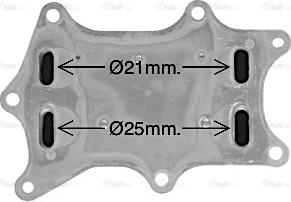 Ava Quality Cooling MS3760 - Масляний радіатор, рухове масло autocars.com.ua