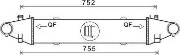 Ava Quality Cooling MS4556 - Интеркулер autocars.com.ua