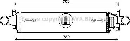 Ava Quality Cooling MS4658 - Интеркулер autocars.com.ua