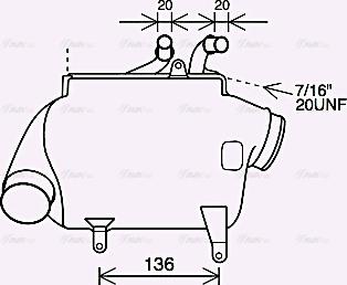 Ava Quality Cooling MS4699 - Интеркулер, теплообменник турбины avtokuzovplus.com.ua