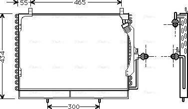 Ava Quality Cooling MS 5161 - Конденсатор кондиционера avtokuzovplus.com.ua